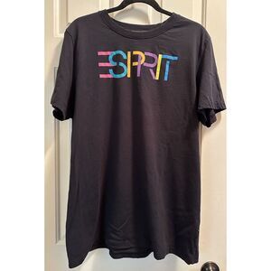 Espirit Opening Ceremony Logo T-shirt Dark Blue‎ Size XL